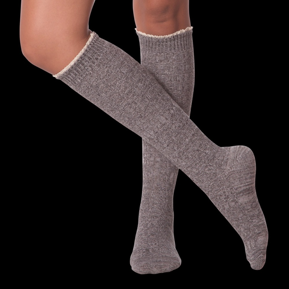 Knee high grey socks! Never worn!